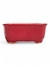 Maceta horno nacional rectangular roja S09 9x8x4 cm - comprar online