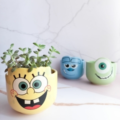 MACETA CON FORMA - BOB ESPONJA
