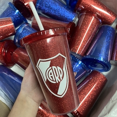 VASO GLITTER - RIVER
