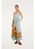 VESTIDO FOLHAGEM DE INVERNO AZUL BEBÊ - comprar online
