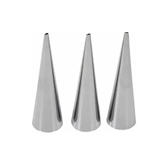 Set Moldes Cannoli Perico X3 Cañoncito Cuernito Reposteria