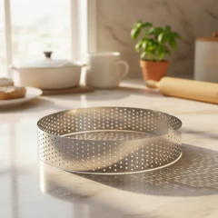 Molde Aro Redondo Microperforado Diametro 14 cm altura 4 cm - Tutto Farra