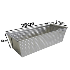 Budin Hojalata Graneado A&E Grande 28x10cm x1