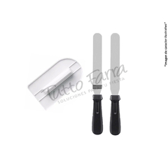 Set Bandeja Giratoria Torteras Espatula Manga Picos Fratacho - comprar online