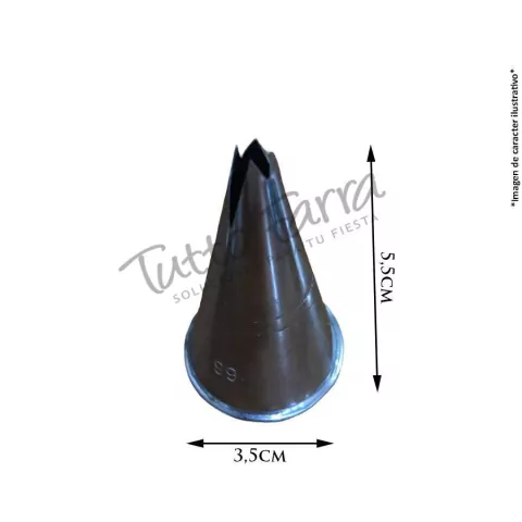 Pico Confiteria Rizado 99