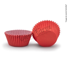 Pirotin Cupcake N 10 Liso Rojo X 25 Unidades (Aprox)