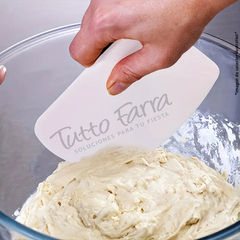 Rasqueta Blanca Para Masa Crema Glaseado Grande en internet