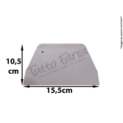 Rasqueta Blanca Para Masa Crema Glaseado Mediano