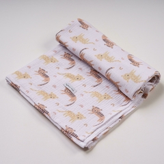 MANTA DE MUSELINA ESTAMPADA - comprar online