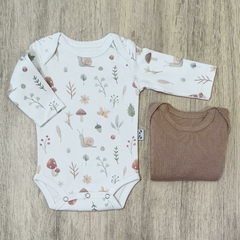 PACK DE DOS BODYS PIMA ESTAMPADO + MORLEY - Baby Panda