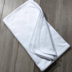 MANTA DE ALGODÓN PIMA LISA CON PICOT en internet