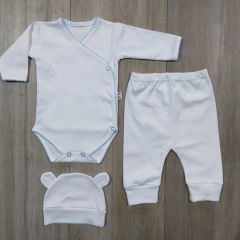 MANTA DE ALGODÓN PIMA LISA CON PICOT - Baby Panda