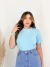 T-SHIRT BÁSICA - LISA - KEY BLUE