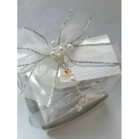 Vela lembrancinha de batizado