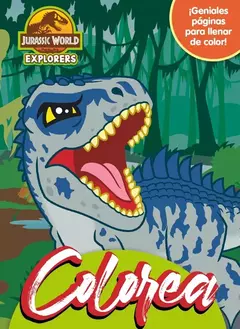 Libro para colorear pinta con Jurassic World 16 paginas
