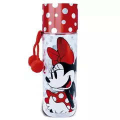 Botella de tritan 590 ml Minnie pompones