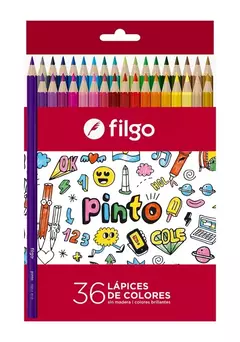 Lapices de colores Filgo pinto x 24 largos