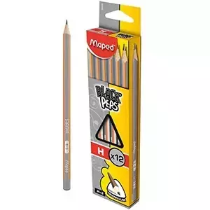 Lápiz grafito Maped black peps triangular H Sueltos