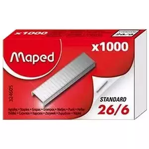 Broches Maped 26/6 x 1000 unidades