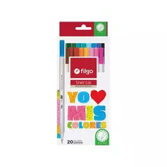 Microfibra Filgo x20 colores surtidos