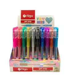 Roller Filgo gel pop 1,0 mm glitter por unidad