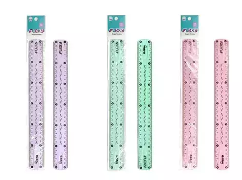 Regla flexible Wero Pastel 30 cm