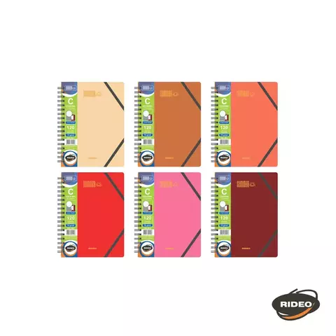 Cuaderno Colegial con carpeta incluida de 3 solapas y elastico - RIDEO summer - comprar online
