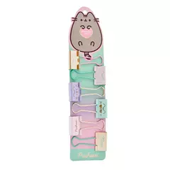 Binder Clips 25mm x6 Mooving- Pusheen