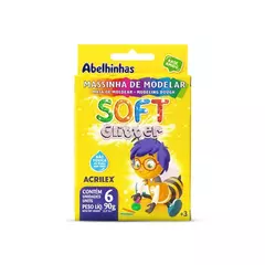 Masa glitter para moldear soft baby 90 gramos kimeleka