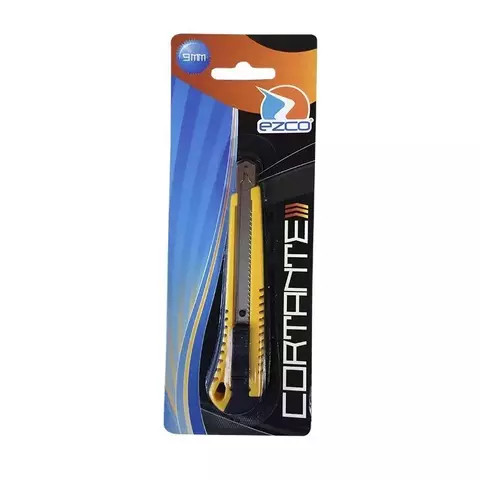 Cutter con guia metalica cortante chico de 9 mm - Ezco - comprar online