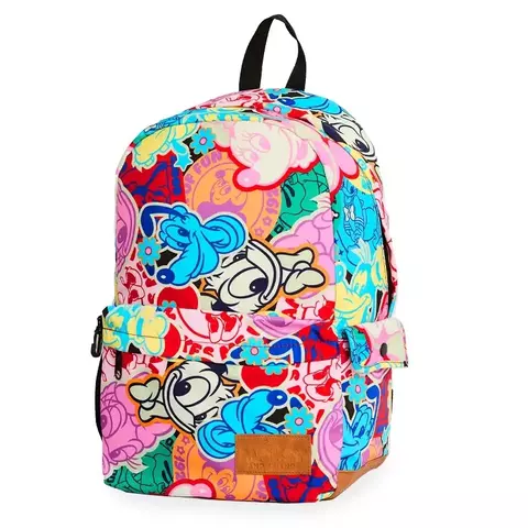 Mochila Mooving Mickey & frineds fun espalda 18" Disney