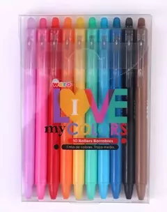 Lapiceras borrables Wero de colores x 10