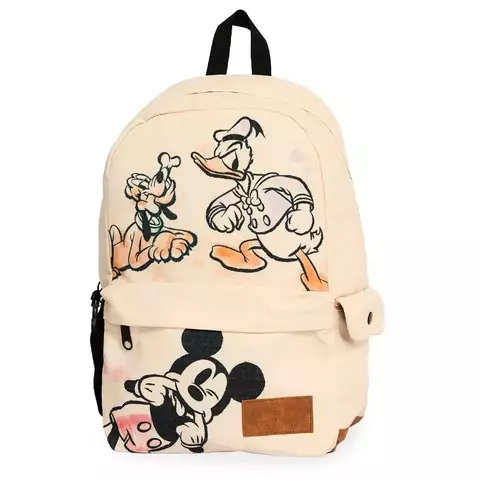Mochila Mooving Mickey & friends Watercolor espalda 18" Disney