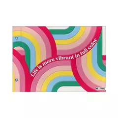Carpeta N° 5 Mooving rainbow cartoné para dibujo