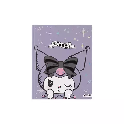 Cuaderno 19,5 x 24 Mooving tapa dura 48 hs Kuromi