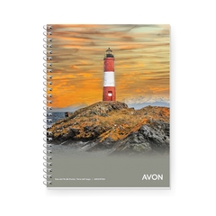 Cuaderno Avon A4 con espiral rayado 84 hojas