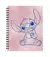 Cuaderno 16 x 21 Mooving tapa dura 80 hojas rayado espiral stitch