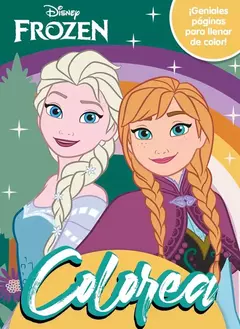 Libro para colorear pinta con Frozen 16 paginas
