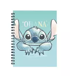 Cuaderno 16 x 21 Mooving tapa dura 80 hojas rayado espiral stitch - comprar online