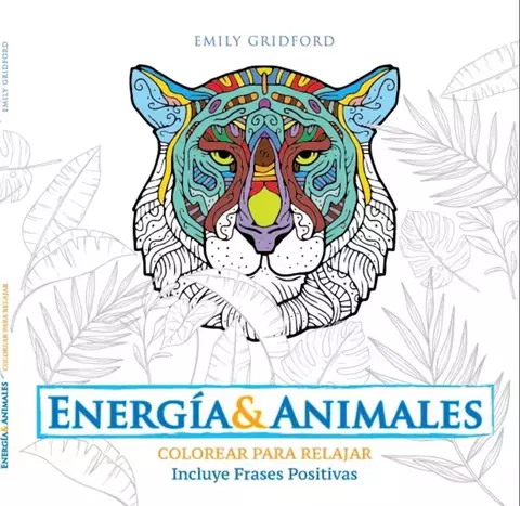 Libro para colorear colorear para relajar 48 paginas energia y animales