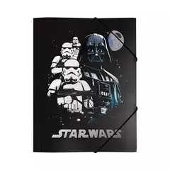 Carpeta 3 solapas con elástico Mooving Star Wars - comprar online