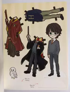 Libro Harry Potter Disfrazate en Hogwarts - 10 muñecos de papel en internet