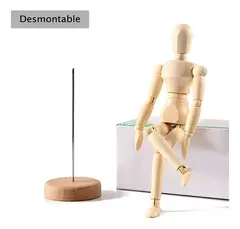 Muñeco Maniquí Madera Articulado 30 cm en internet