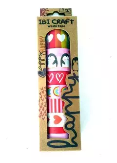 Washi Tape Cinta Adhesiva Decorativa Happy X8 Scrapbooking Ibi Craft