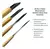 Set Kit 4 Ahuecador Sacabocado Semicircular Ceramica Arcilla - Gubias x 4 - Tu Artistica