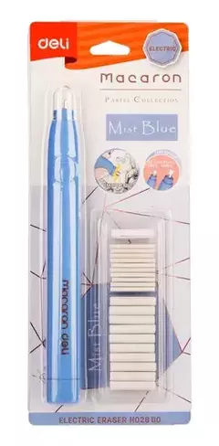 Goma De Borrar Deli Electrica Macaron + 20 Respuestos - tienda online