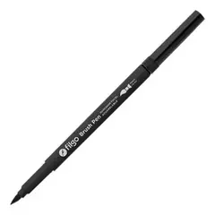 Marcador punta pincel brush suelto negro - Filgo