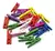 Broche de madera de colores surtidos 3 cm x 50 unidades cbx - comprar online