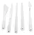 Espatulas Plasticas x 5 surtidas - Artistica Dibu - comprar online