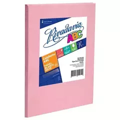 Cuaderno 19 x 23,5 Rivadavia abc araña rosa 98 hojas rayado cosido tapa dura
